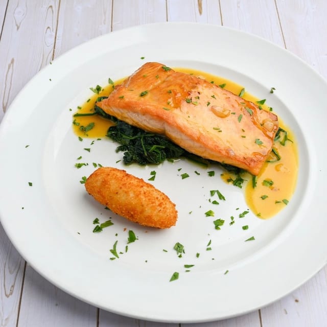Salmon Mimosa.