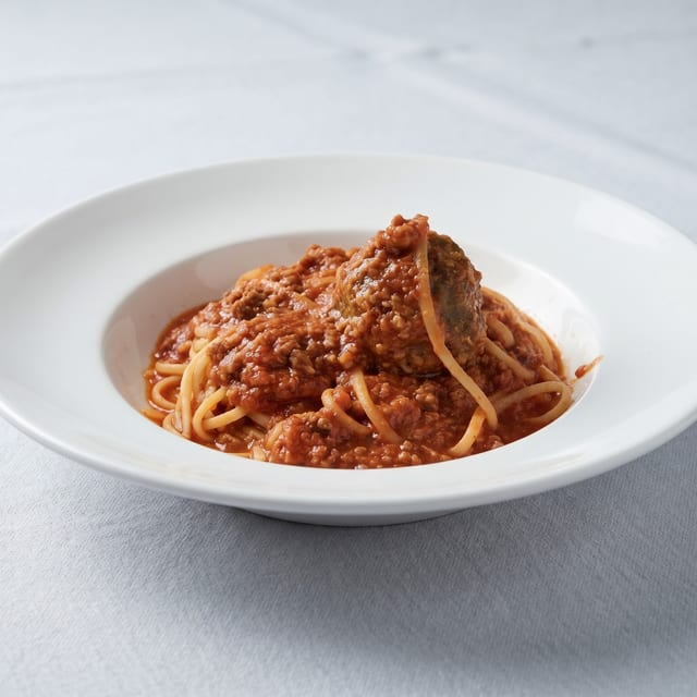 Linguini with Meatballs.