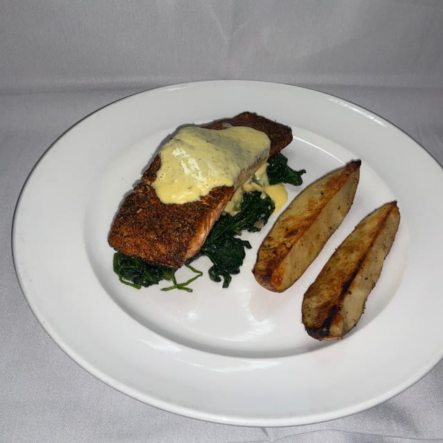 Blackened Cajun Salmon.